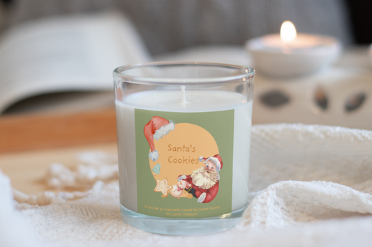 Santa's Cookies Candles